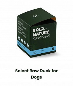 Bold by nature dog food duck